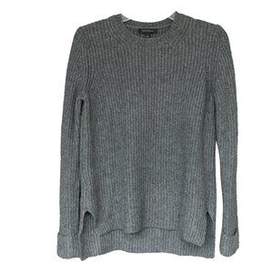 Ann Taylor Mariner Sweater Alpaca Wool Crew Neck Long Sleeve Minimal Capsule